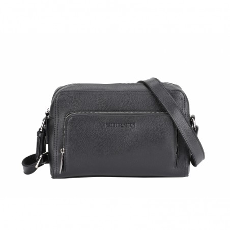 Sac homme Alfie ultra tendance porté court vue noir face