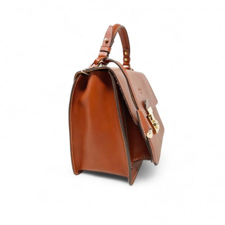 sac porté main 07215 BOLDRINI cognac coté