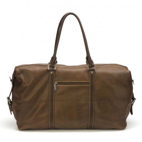 sac week end Arthur aston cuir chataigne  dos