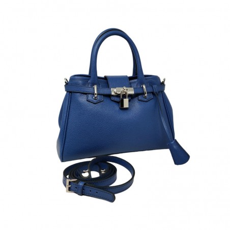 Berthille sac Mini Vendôme S0171 bleu lapiz face avec bandoulière