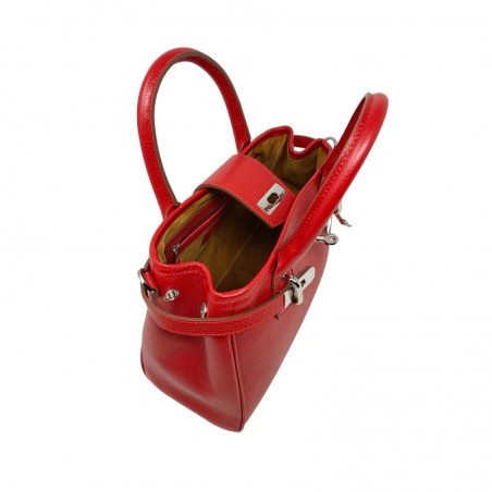 Berthille sac Mini Vendôme rouge ouvert