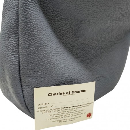 Charles et Charlus sac Janis bleu lavande certificat