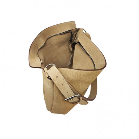 Charles et Charlus sac Janis beige ouvert