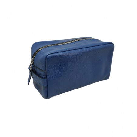 Trousse de toilette Berthille bleu face