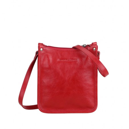 Petit sac en hauteur Arthur et Aston A123-34 rouge photo de face