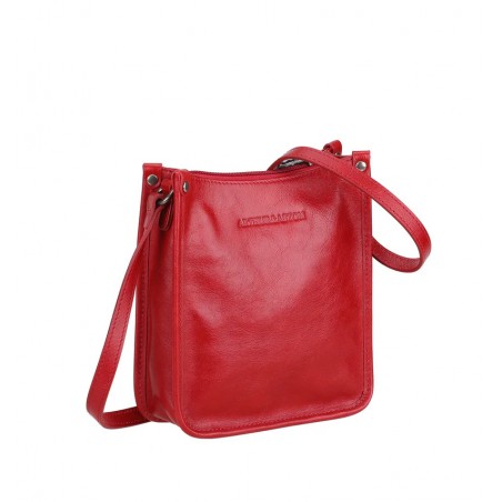 Petit sac en hauteur Arthur et Aston A123-34 rouge photo de profil